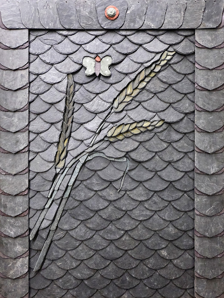 PRIOrnament201901 185a Ähren mit Schmetterling